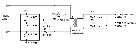 Telephone interfacing circuits